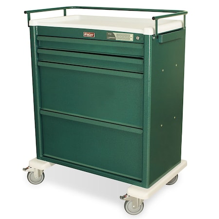 Harloff Dispill Multi Dose Packaging Cart, 132 Card Capacity, Electronic Keypad Lock AL8W10EKC4DSP